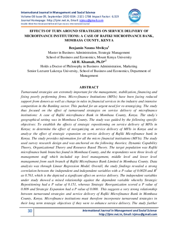 LOAN RECOVERY STRATEGIES FOR MICROFINANCE INSTITUTIONS PDF visual data 8