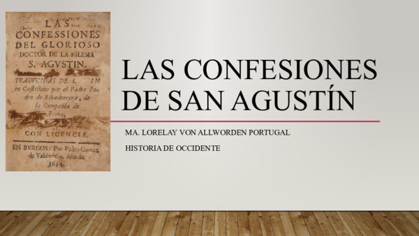 (PPT) Las confesiones de San Agustin