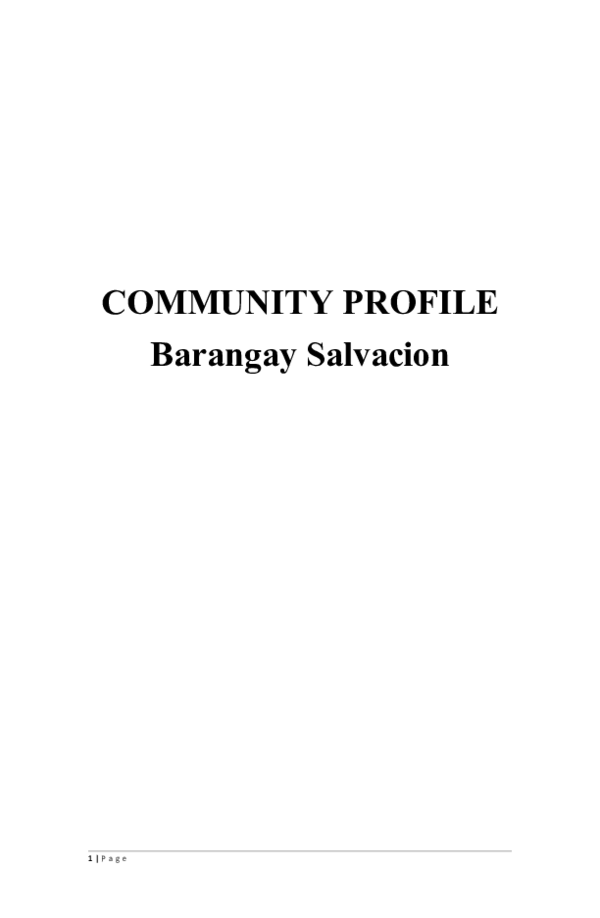 (DOC) COMMUNITY PROFILE