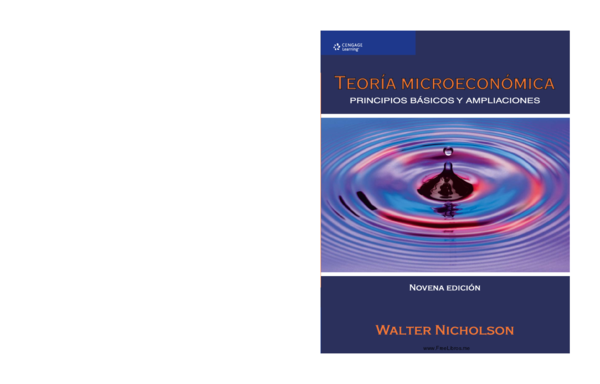 (PDF) Walter Nicholson - Teoria microeconomica