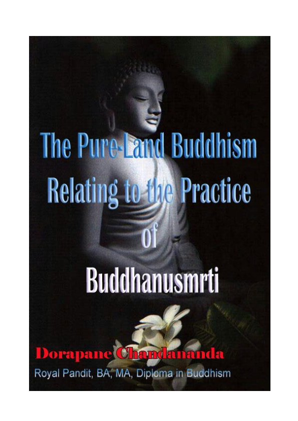 (PDF) The Pure-Land Buddhism relating to the Practice of Buddhānusmṛti