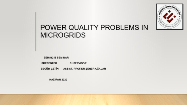 (PPT) Power Quality Problems in Microgrids