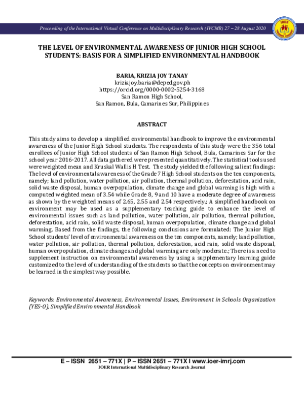 Research paper on environment pdf picture