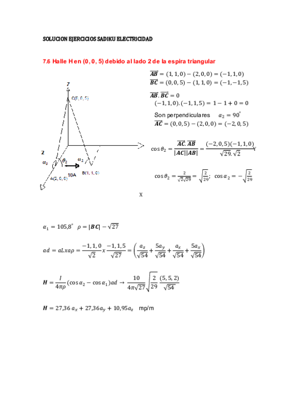 (PDF) Ejercicios resueltos sadiku