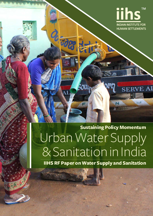 (PDF) Sustaining Policy Momentum: Urban Water Supply and Sanitation in ...