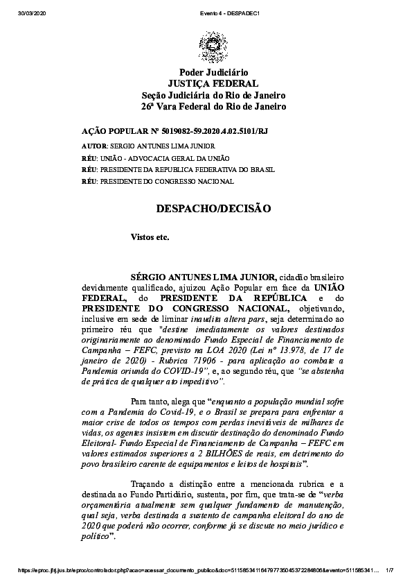 (PDF) Poder Judiciário JUSTIÇA FEDERAL Seção Judiciária do Rio de ...