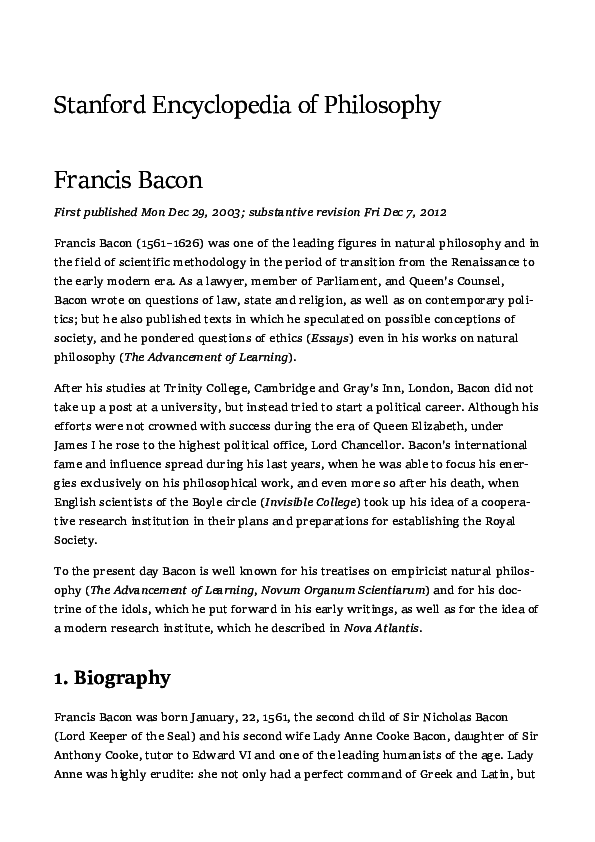 (PDF) Stanford Encyclopedia of Philosophy