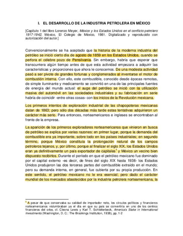 (PDF) I. EL DESARROLLO DE LA INDUSTRIA PETROLERA EN MÉXICO