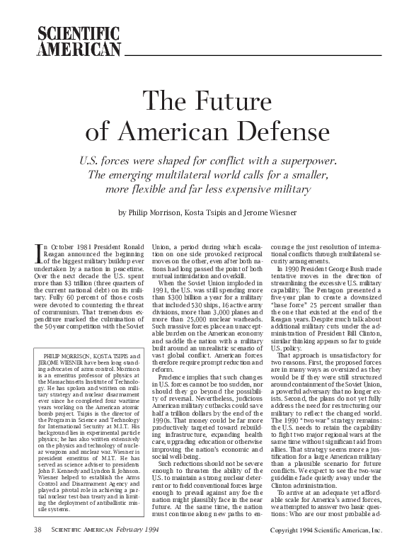 Реферат: Military Spending Essay Research Paper Military SpendingTerm Реферат: Military Spending Essay Research Paper Military SpendingTerm