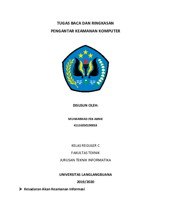 Keamanan Komputer Research Papers Academia Edu