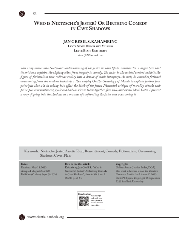 Plato S Cave Research Papers Academia Edu