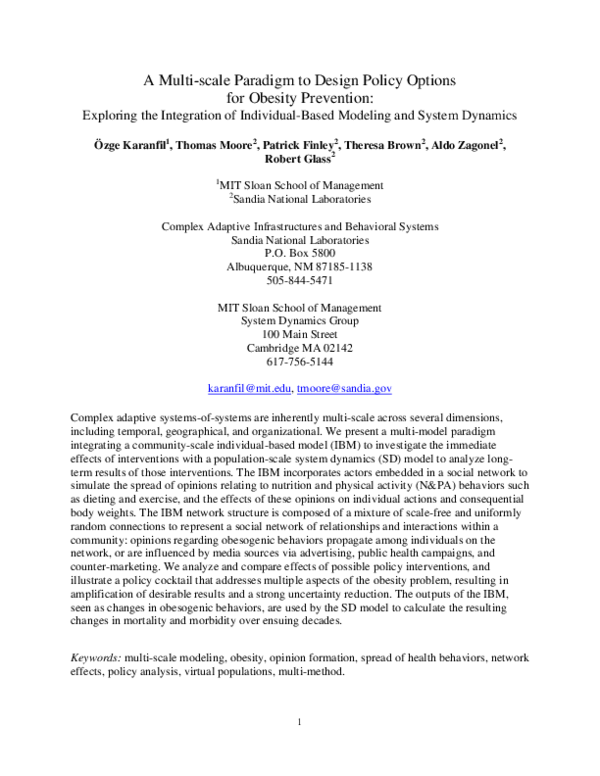 (PDF) A Multiscale Paradigm Combining Individual-Based Modeling and ...
