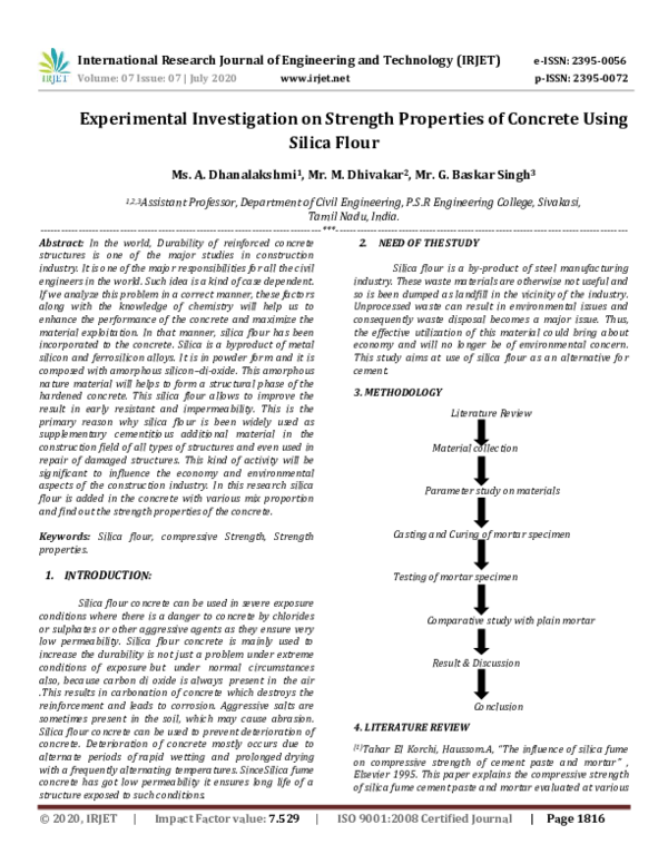 (PDF) IRJET- Experimental Investigation on Strength Properties of ...