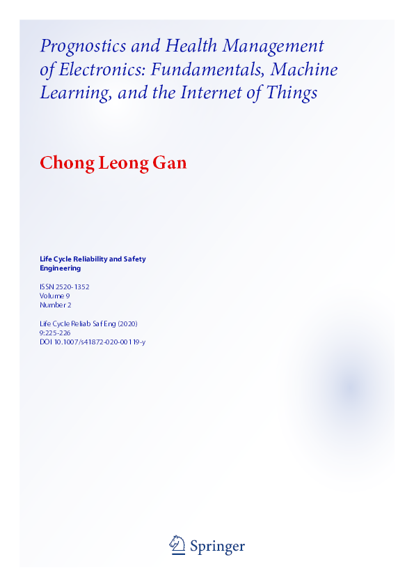 (PDF) Book Review: Prognostics and Health Management of Electronics ...