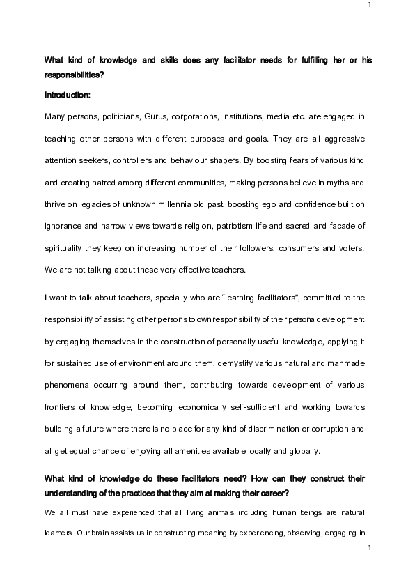 (PDF) Content and Student Knowledge for teaching mathematics
