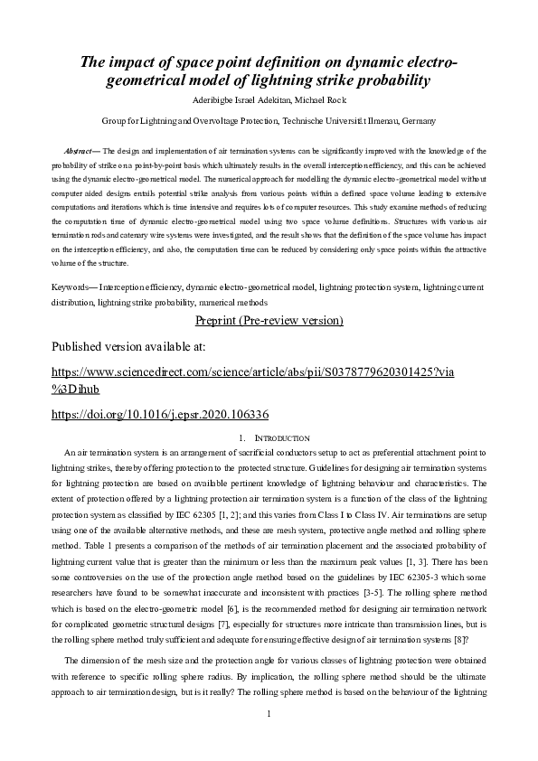 (DOC) The impact of space point definition on dynamic electro ...
