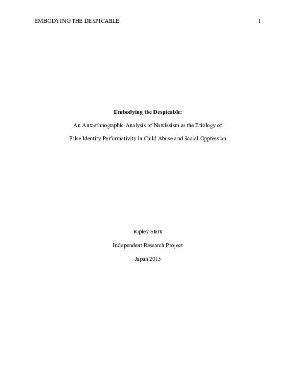 Essay on personal identity picture