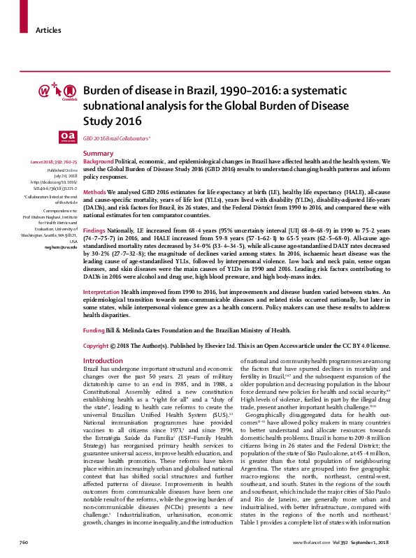 (PDF) The global, regional, and national burden of colorectal cancer ...