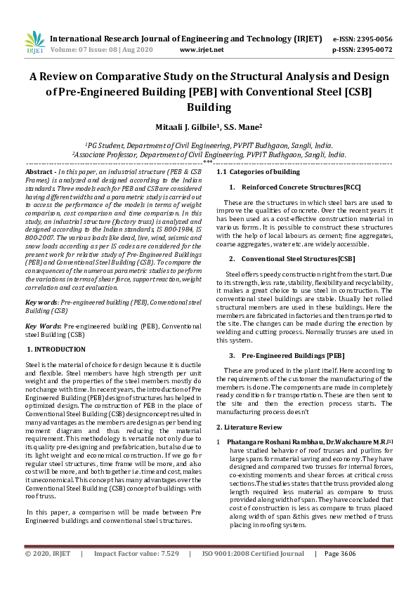 (PDF) IRJET- A Review on Comparative Study on the Structural Analysis ...