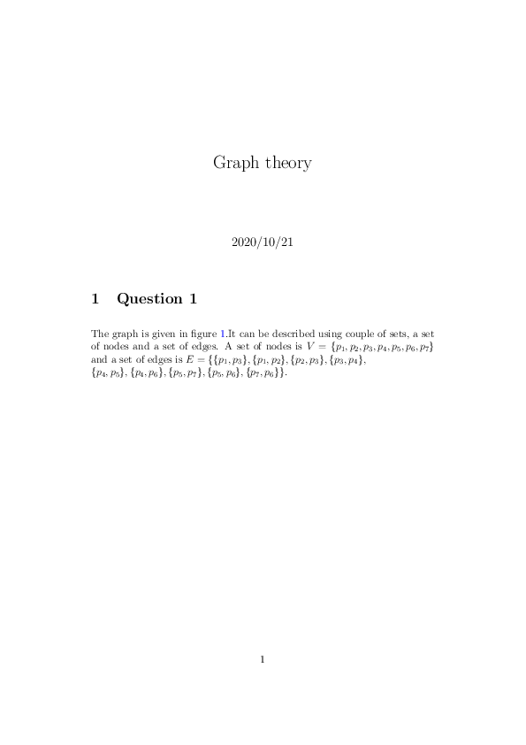 (PDF) discrete math - more graph examples