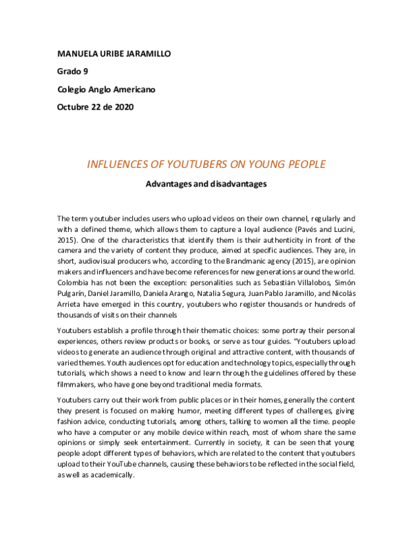 Argumentative essay youtube image