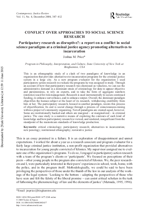 Alternatives to incarceration image