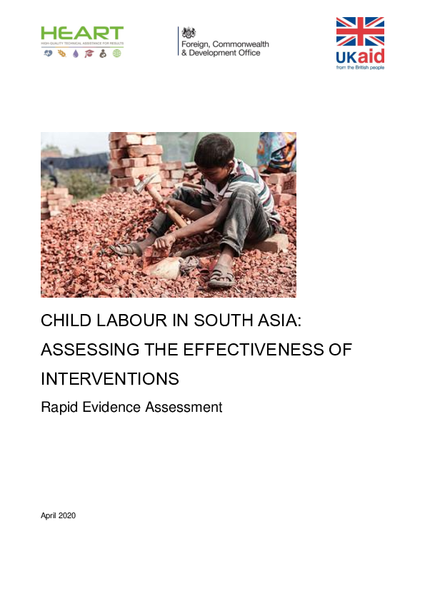 (PDF) Child labour in South Asia: Assessing the effectiveness of ...