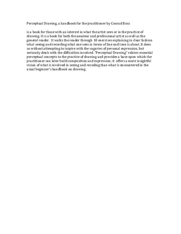 (DOC) Perceptual Drawing.doc