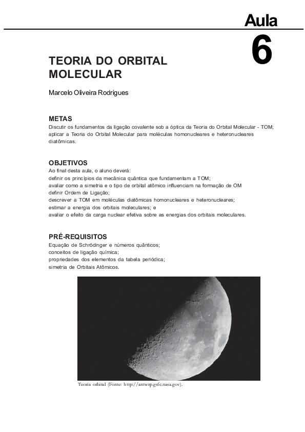  pdf teoria do orbital molecular