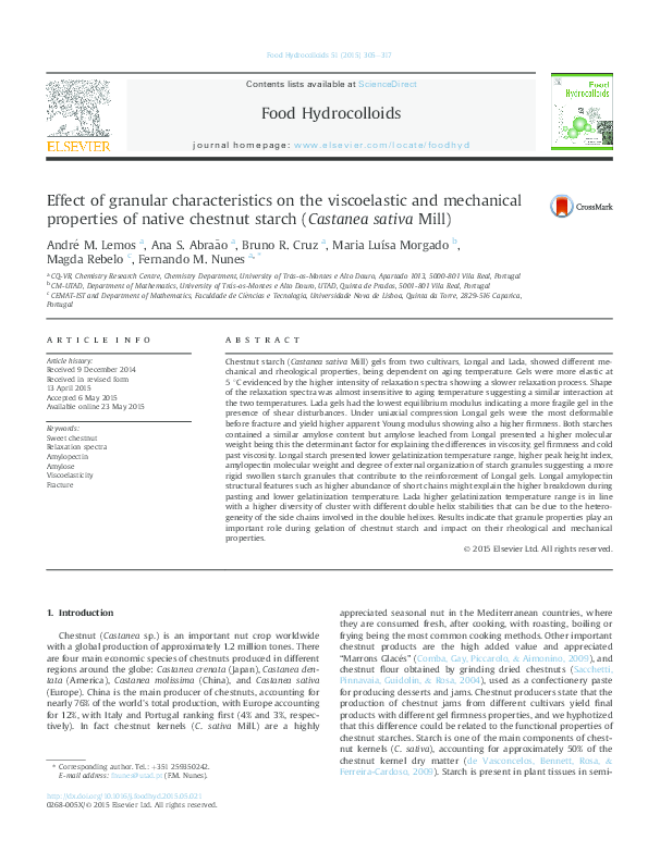 (PDF) Effect of granular characteristics on the viscoelastic and ...