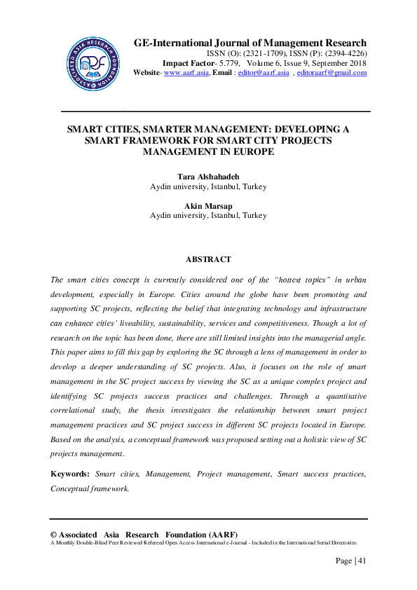 Benefits and challenges of smart cities picture