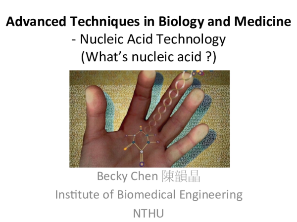 (PDF) Advanced Techniques in Biology and Medicine -Nucleic Acid ...