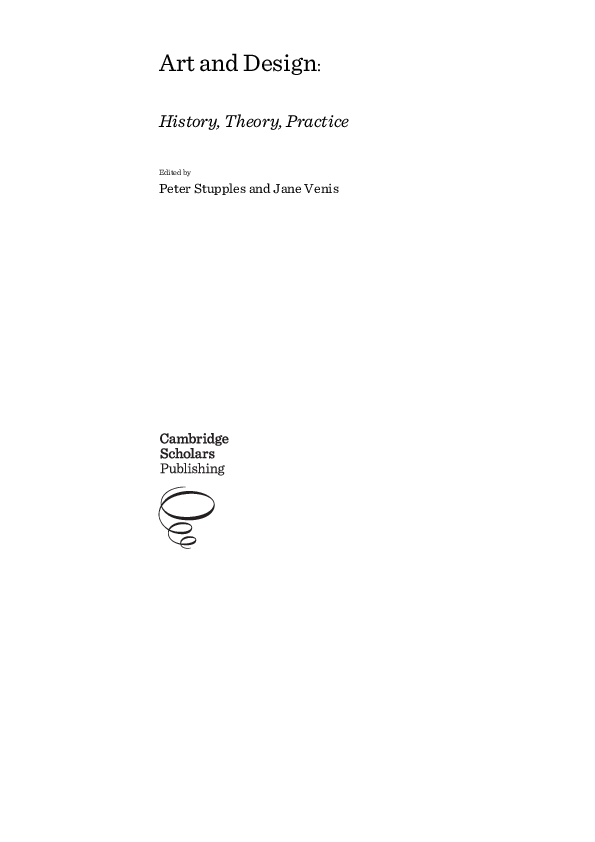(PDF) Art and Design History, Theory, Practice Kyra Feng Academia.edu