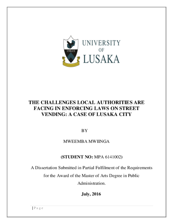 (PDF) THE CHALLENGES LOCAL AUTHORITIES ARE FACING IN ENFORCING LAWS ON