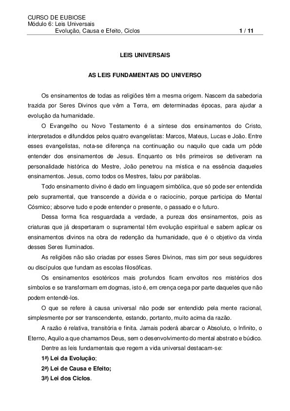 (PDF) MODULO 6 utr 18 auxilio 6 leis