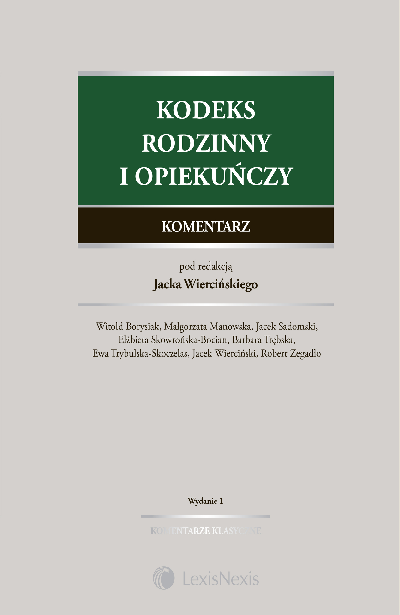 (PDF) Kodeks rodzinny i opiekuńczy. Komentarz (artykuły 1-4)