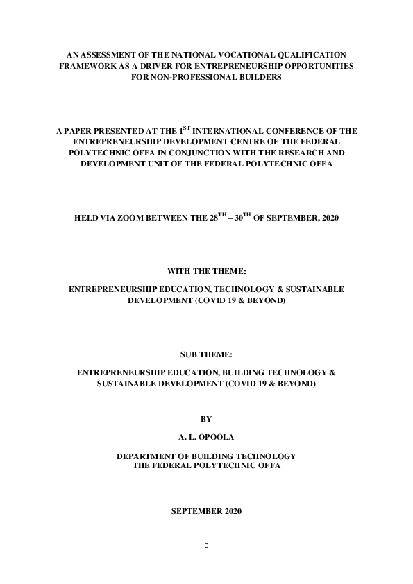  pdf an assessment of the national vocational qualification framework