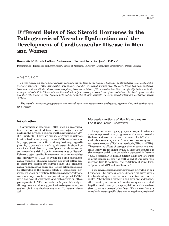 (PDF) Different Roles of Sex Steroid Hormones in the Pathogenesis of ...