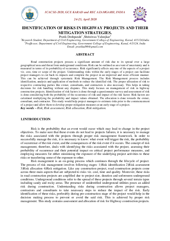 Mitigation strategies essay image