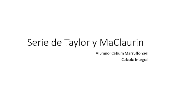 Taylor Series Research Papers Academia Edu