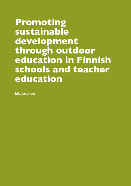 (PDF) Promoting sustainable development through outdoor education in ...