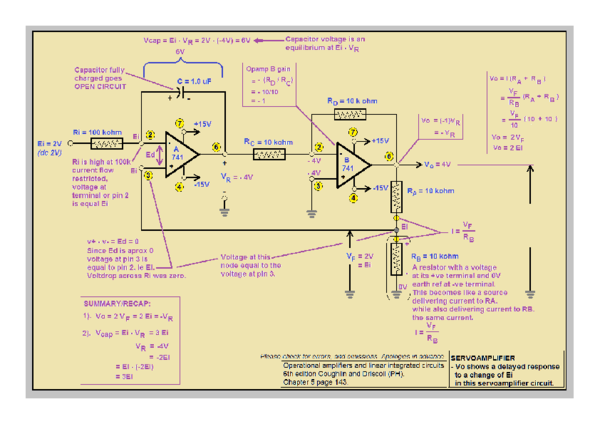 (PDF) Servoamplifier Using OpAmps: Time delay, with analysis and ...
