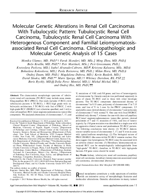 (PDF) Mol gen TCRCC
