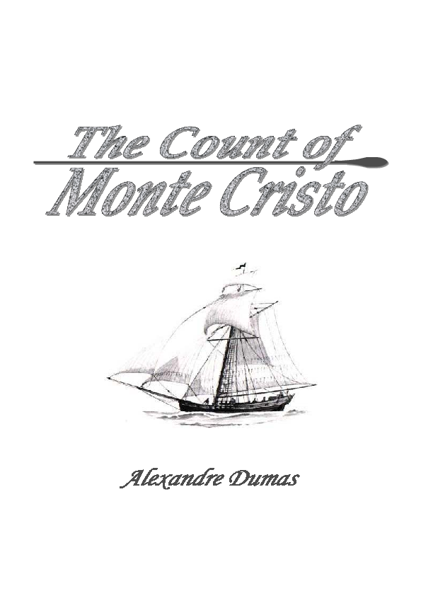 (PDF) The Count of Monte Cristo Cooper Pickles Academia.edu