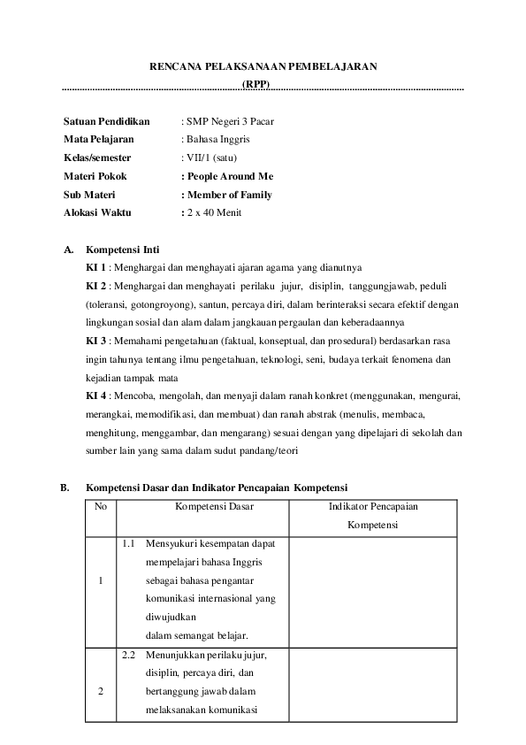 Download Rpp Ukin Kelas 3 Tema 6