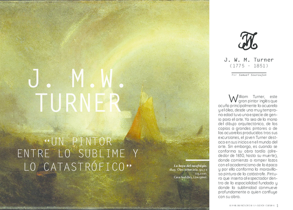 (PDF) Turner: un pintor entre lo sublime y lo catastrófico