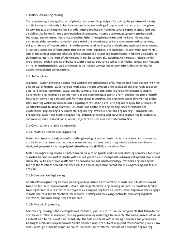 (PDF) Civil Engineering