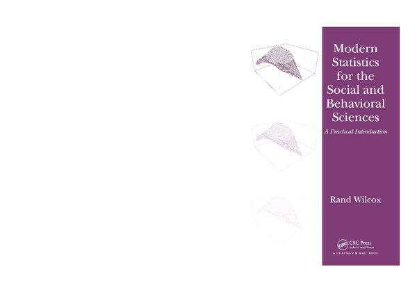 (PDF) Modern Statistics for the Social and Behavioral Sciences