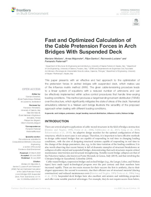 (PDF) Fast and Optimized Calculation of the Cable Pretension Forces in ...