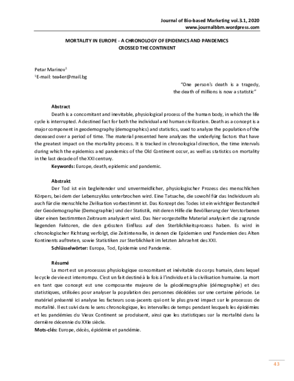 (PDF) Journal of Bio-based Marketing